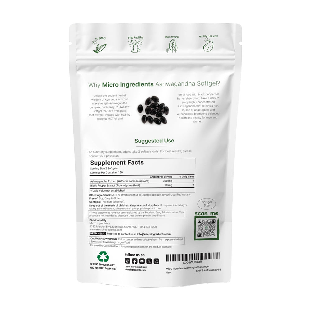 Micro Ingredients cápsulas blandas en primer plano destacando textura y aceite MCT
