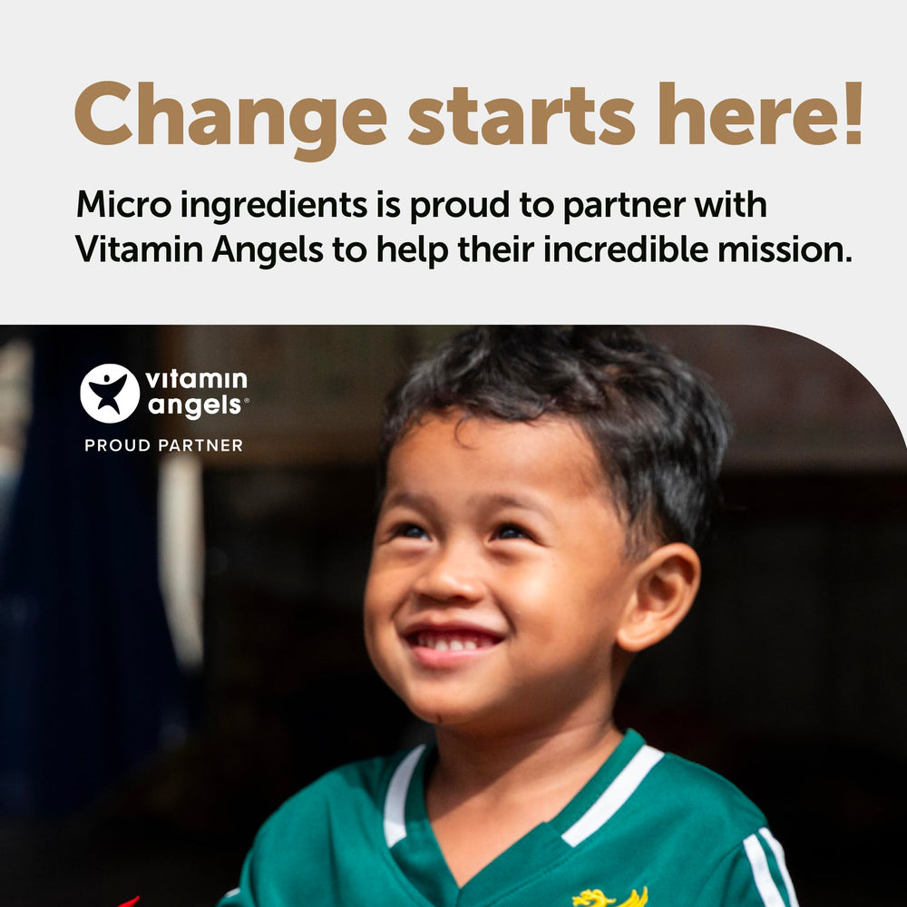 Micro Ingredients caja abierta y frasco con cápsulas listas para consumo