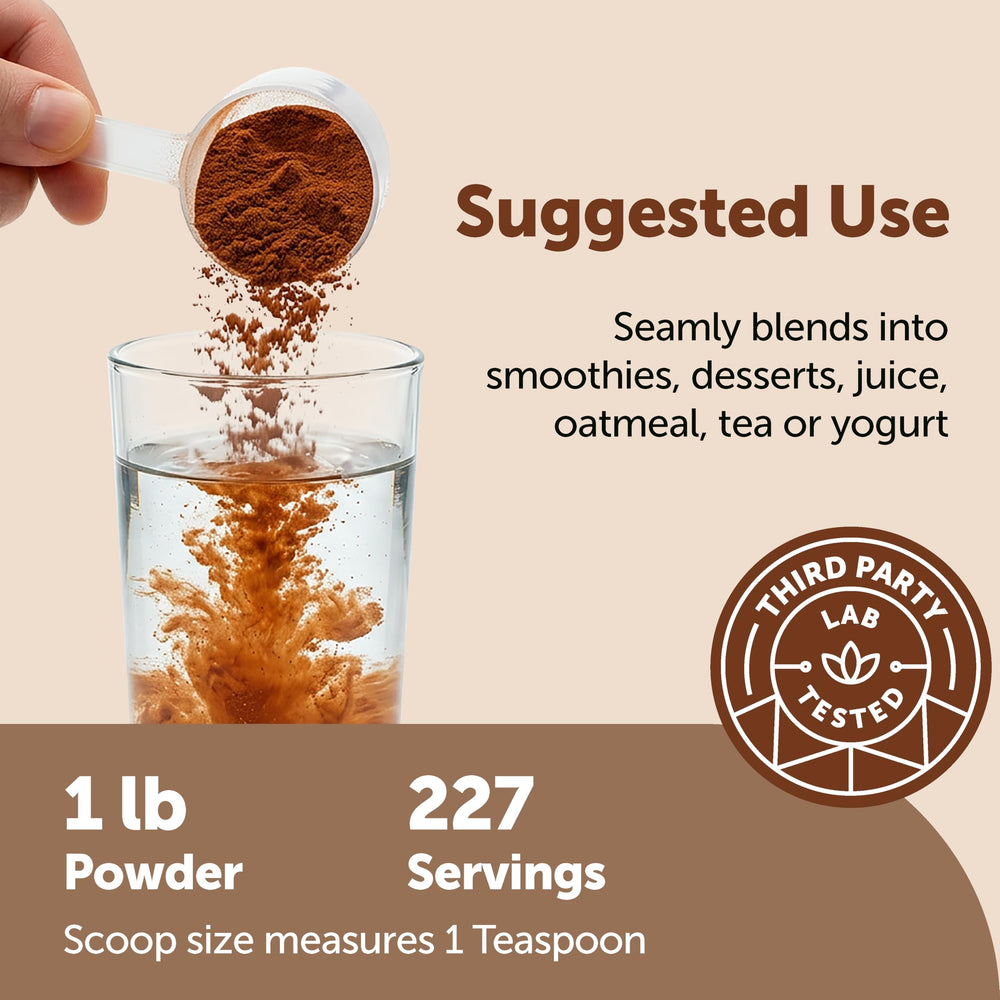 Micro Ingredients canela espolvoreada en café que realza el aroma