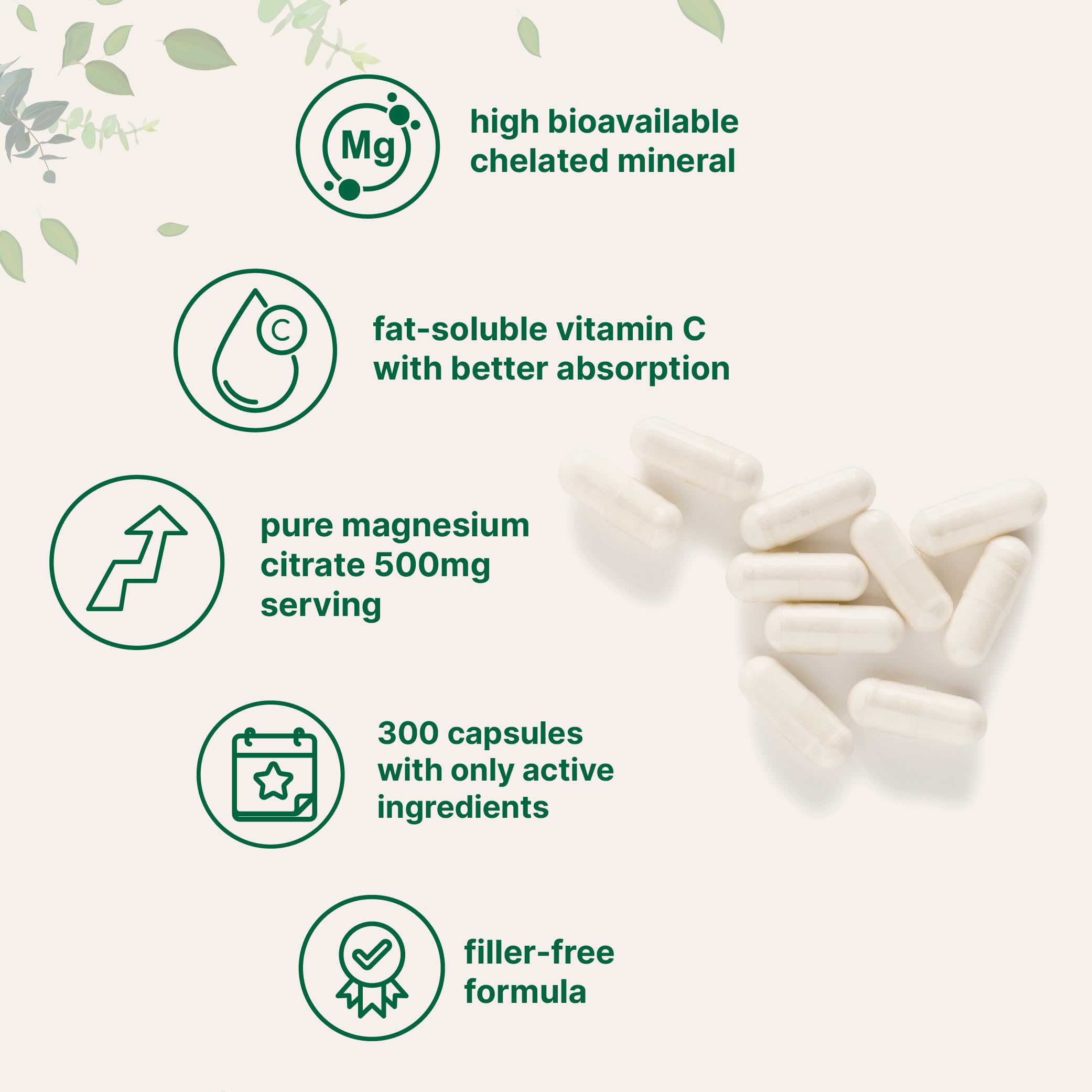 Micro Ingredients cápsula en mano ilustra tamaño y dosificación conveniente