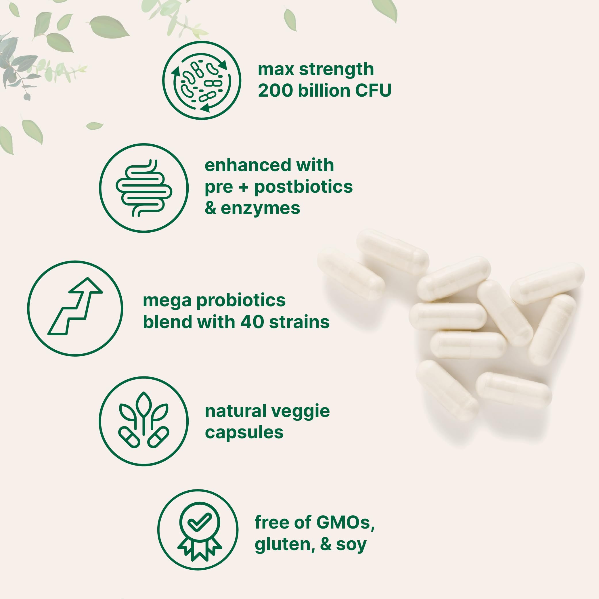 Micro Ingredients cápsula vegetal en mano ilustrando tamaño y facilidad