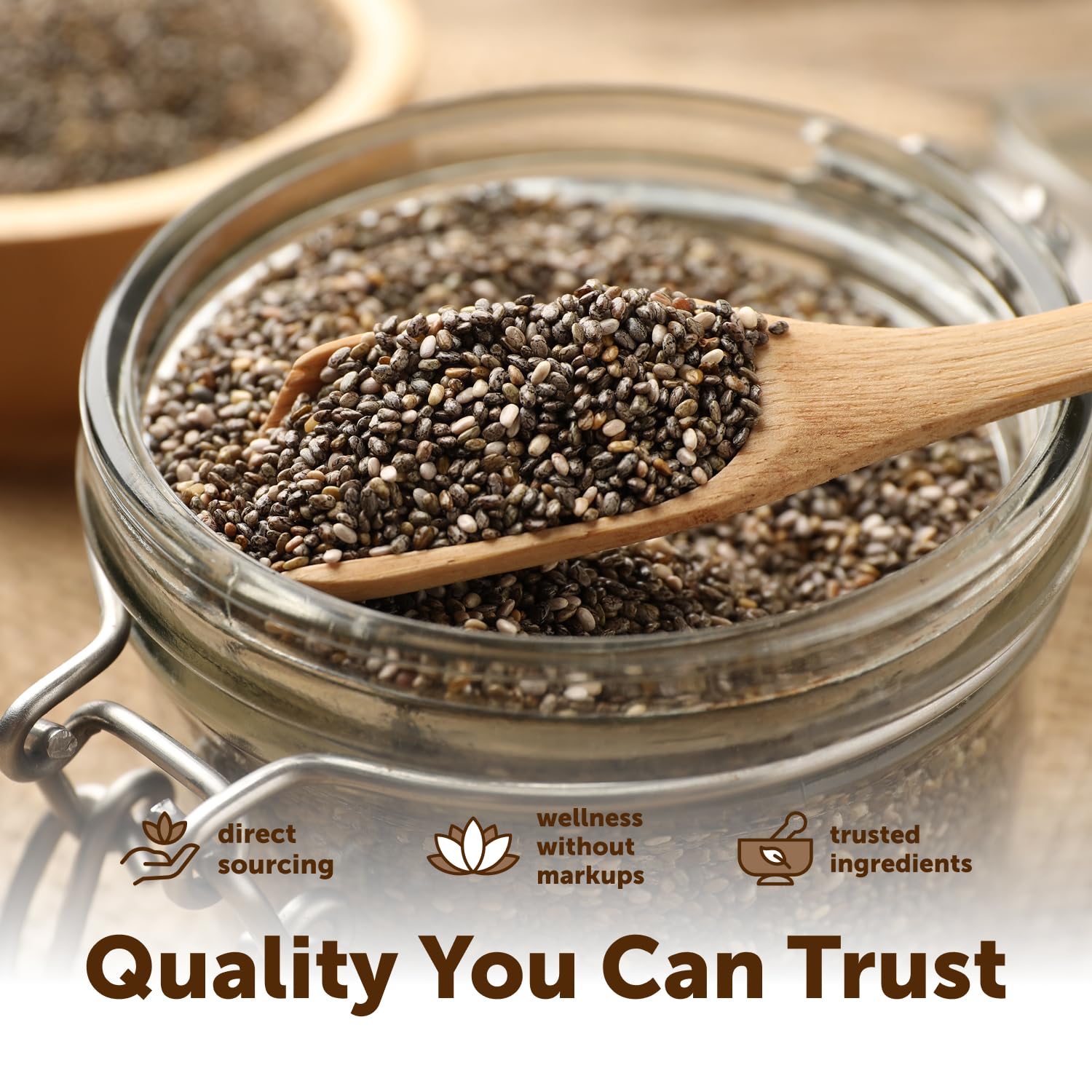 Micro Ingredients pan casero con semillas de chía, aporte crujiente y nutrición