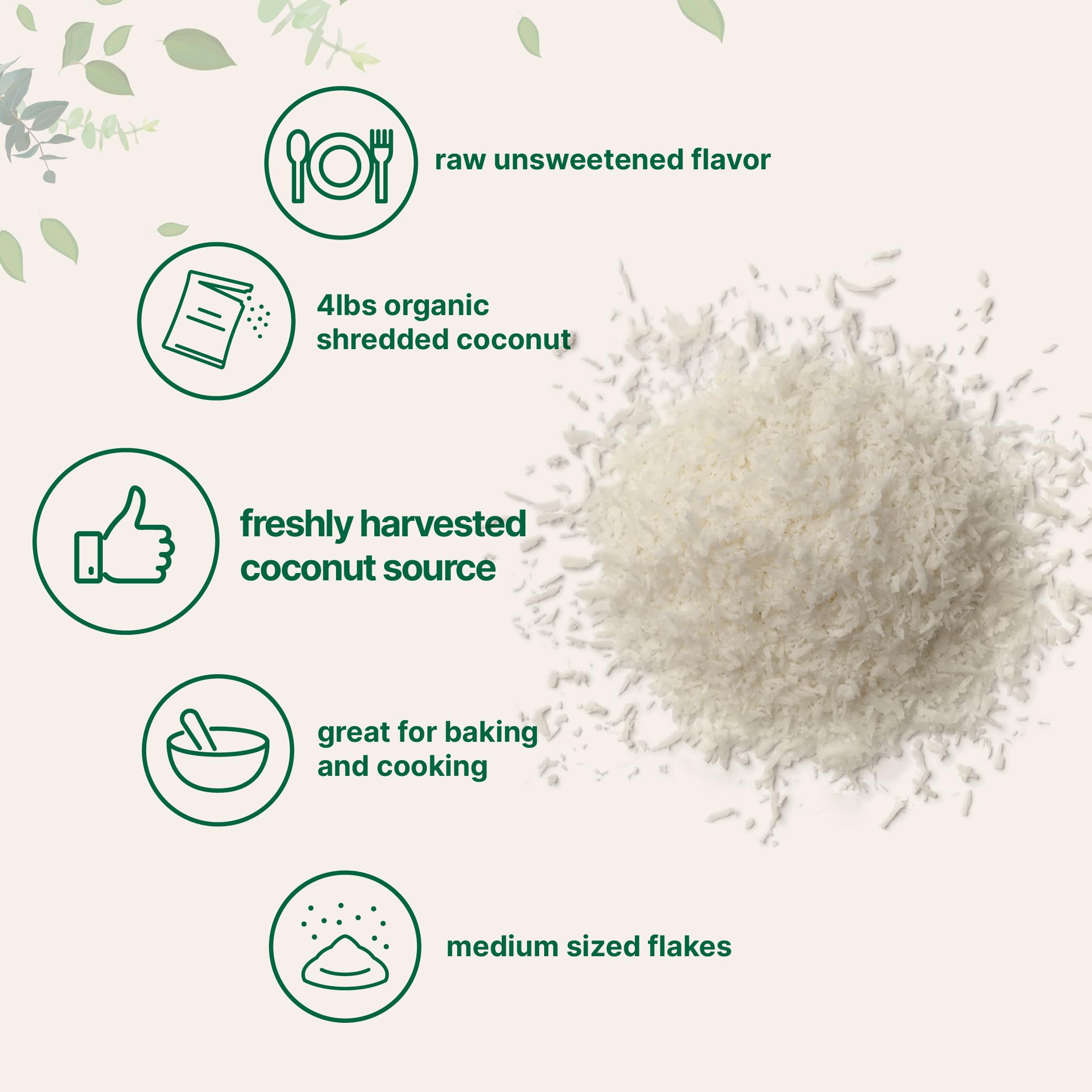 Micro Ingredients comparación de tamaño de las láminas medianas para uso en recetas variadas