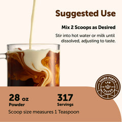 Micro Ingredients comparación de tamaño para visualizar las 28 onzas