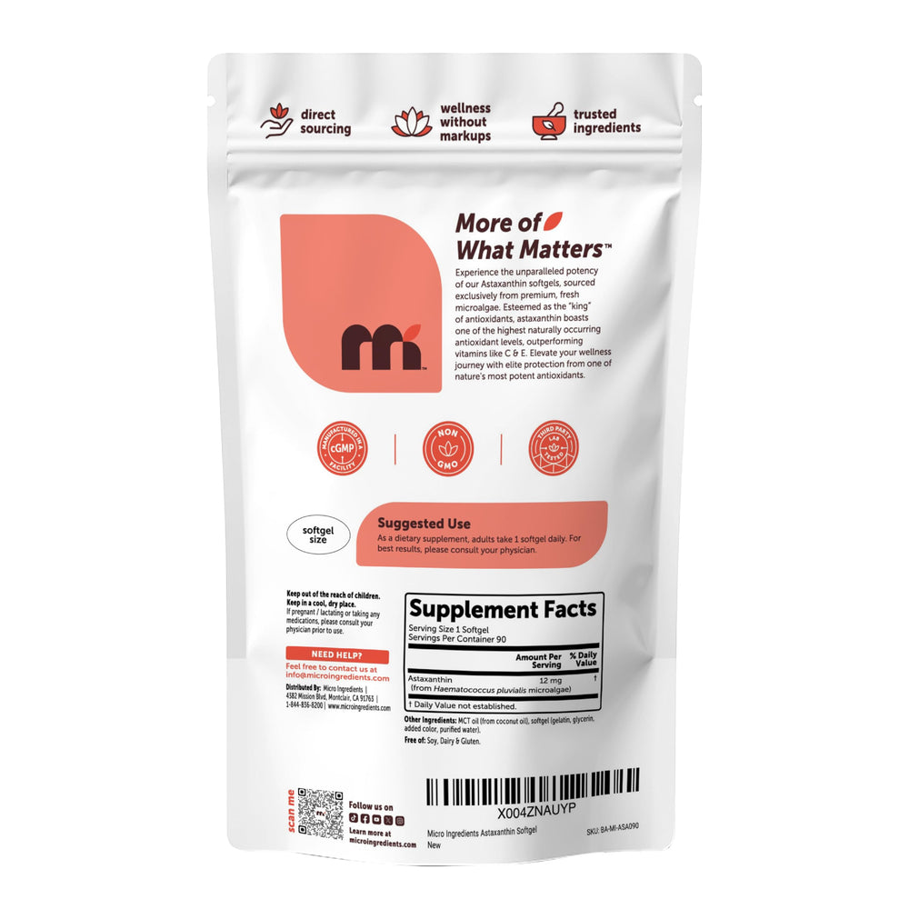 Micro Ingredients cápsulas en uso sobre mano sugiriendo conveniencia diaria