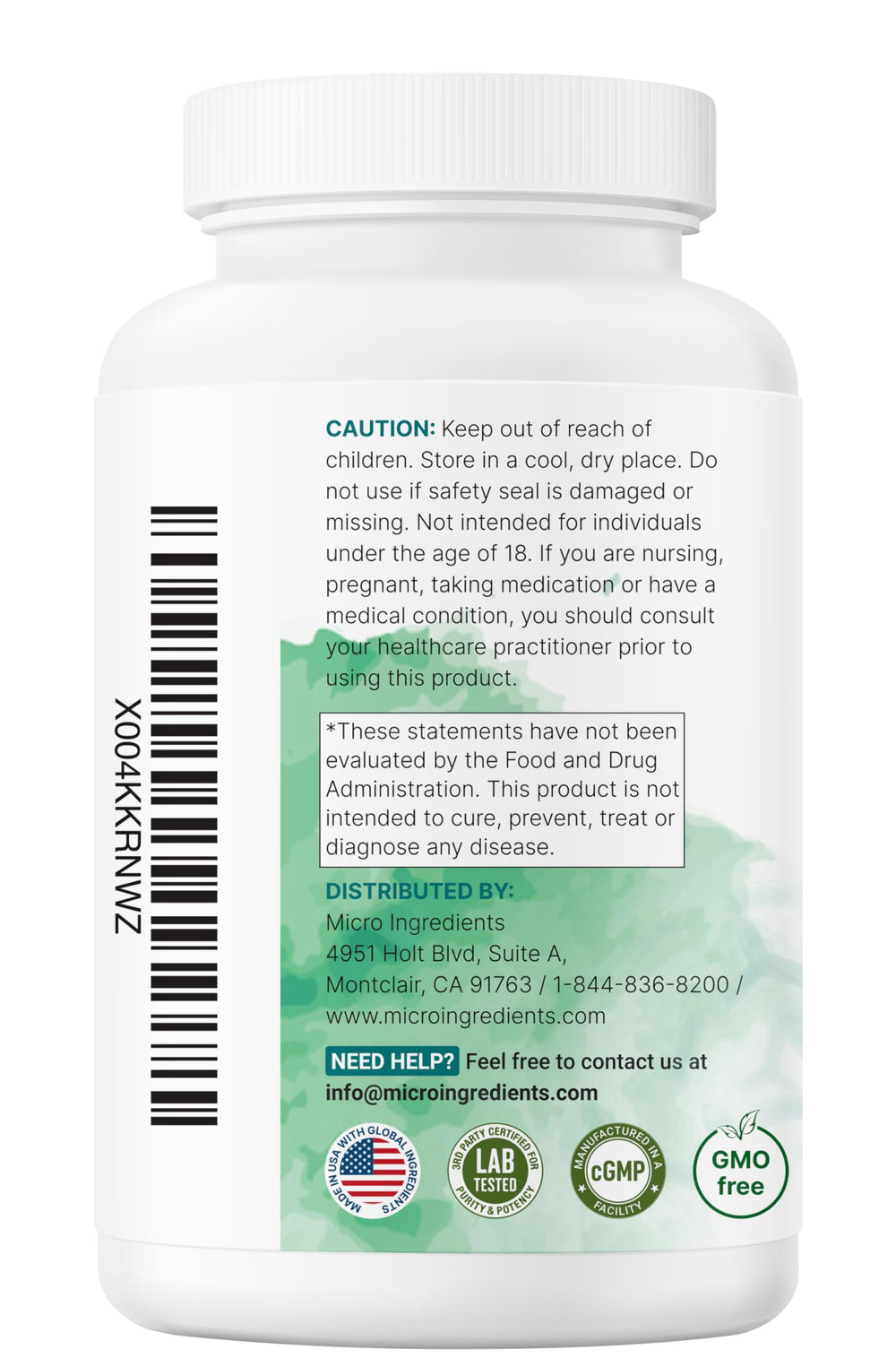 Micro Ingredients frasco en cocina ilustrando uso diario y conveniencia