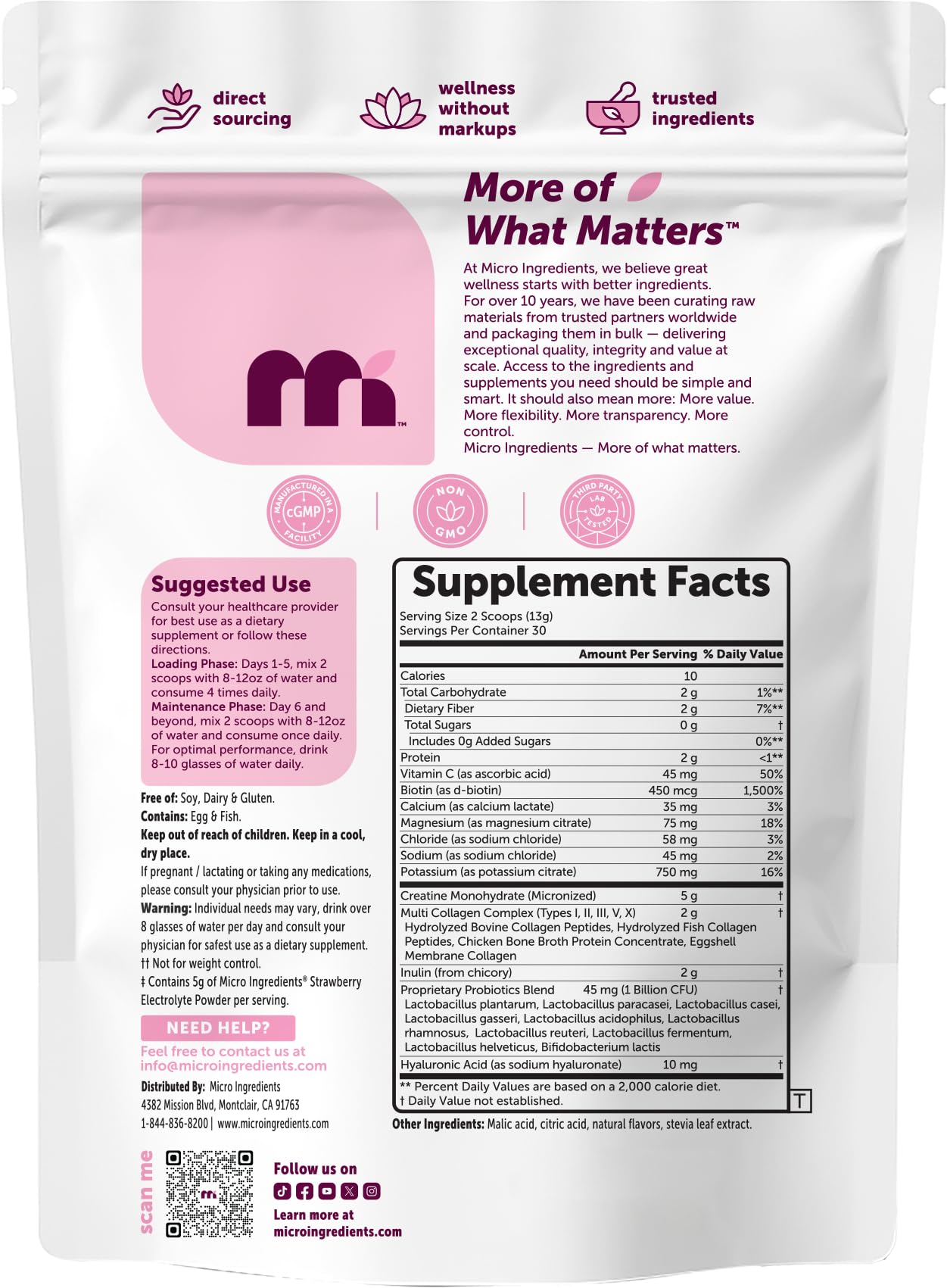 Micro Ingredients bebida post-entrenamiento en ambiente de gimnasio y bienestar