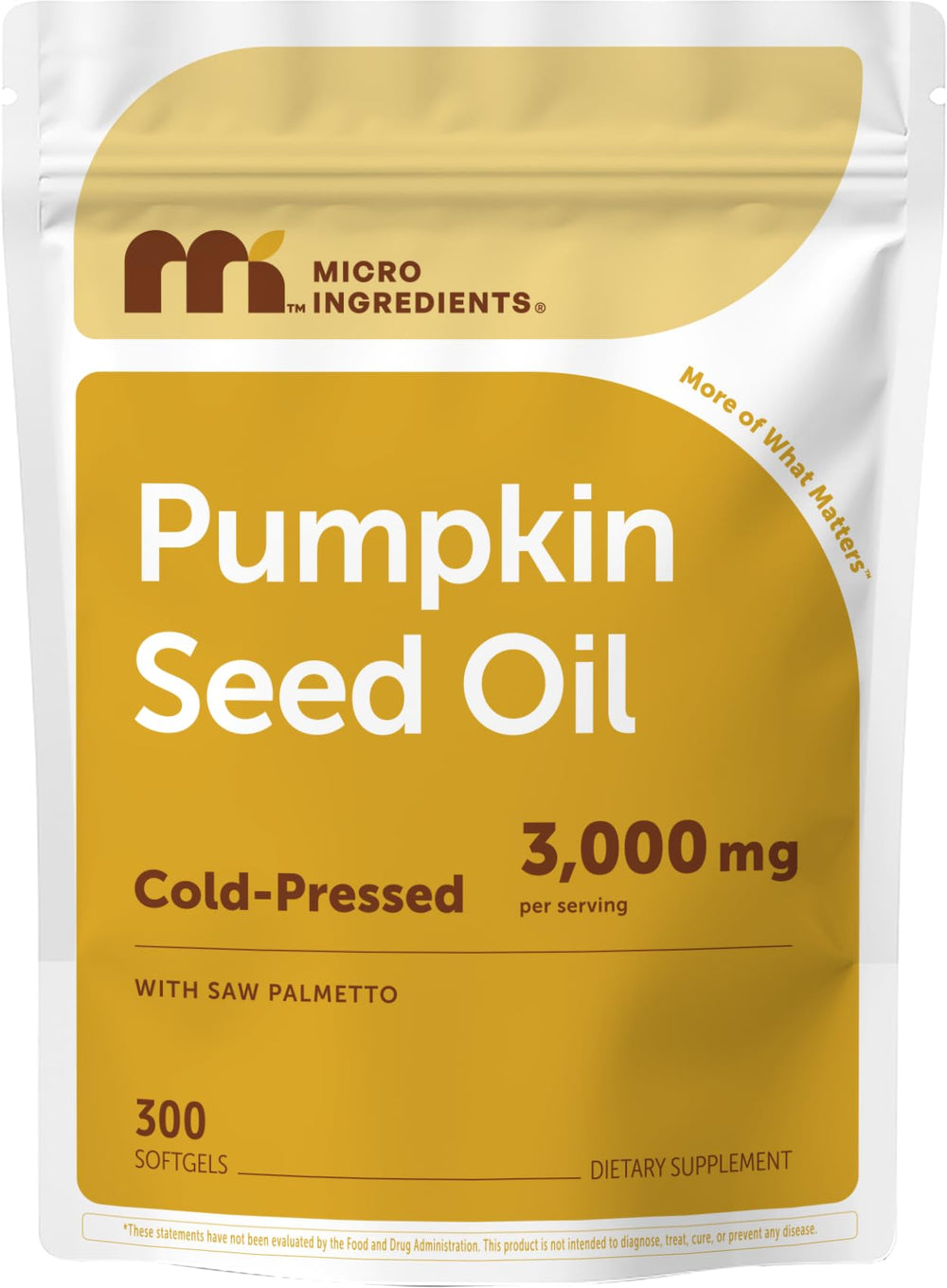 Micro Ingredients frontal del envase mostrando 300 cápsulas y beneficios de conservación