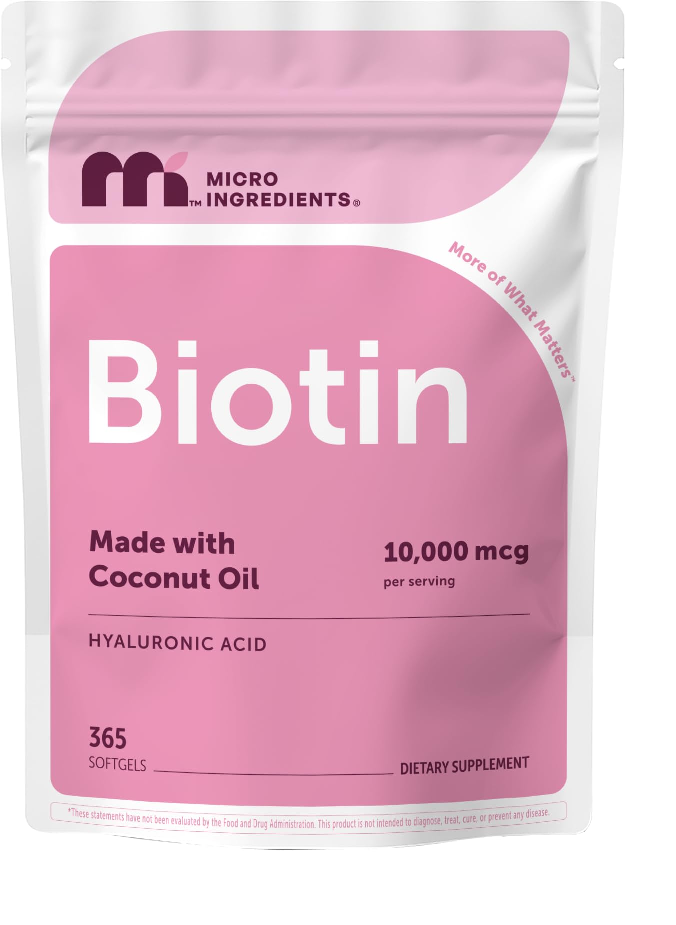 Micro Ingredients frente del producto mostrando el envase y beneficio de suministro anual