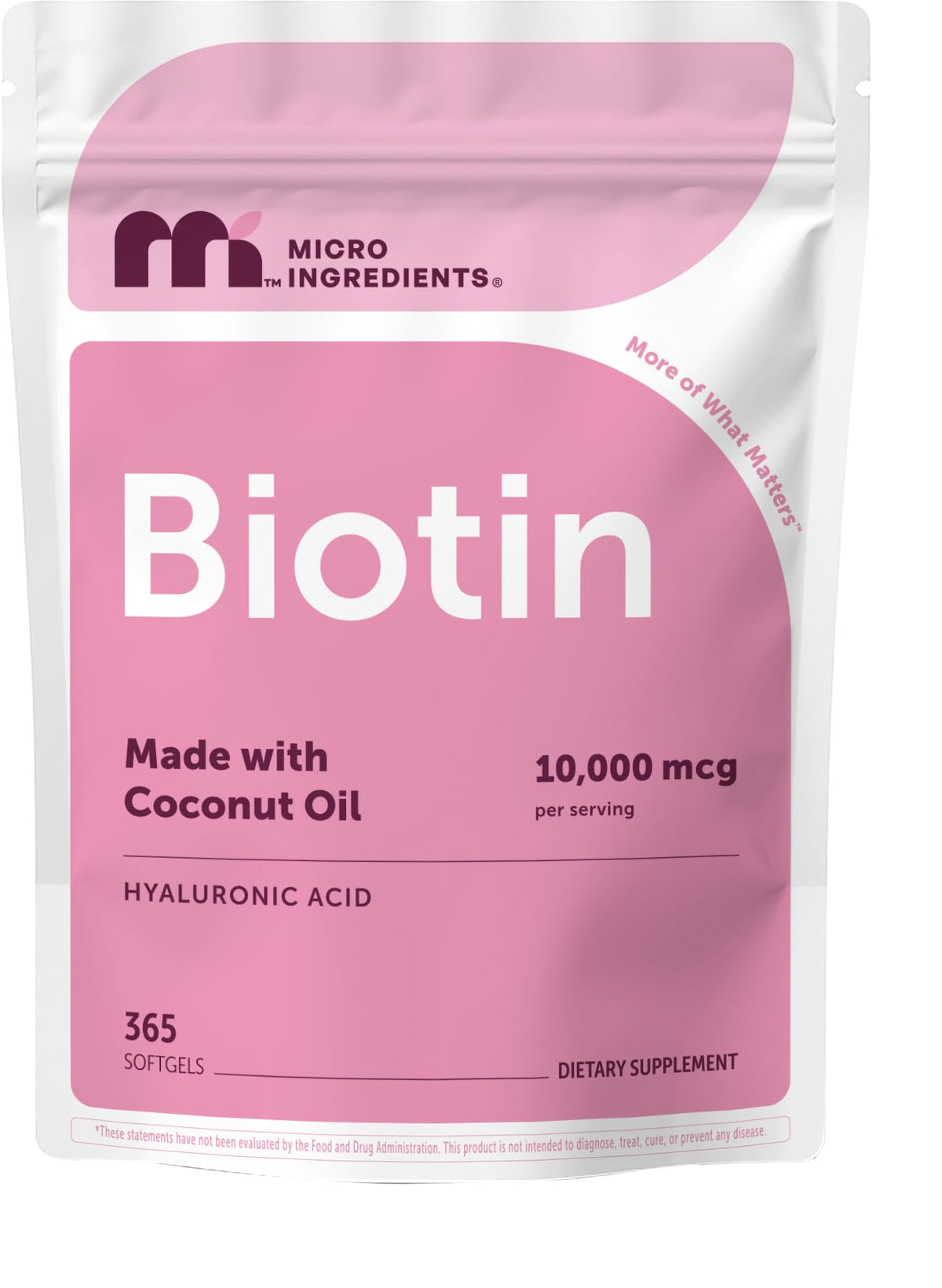 Micro Ingredients frente del producto mostrando el envase y beneficio de suministro anual