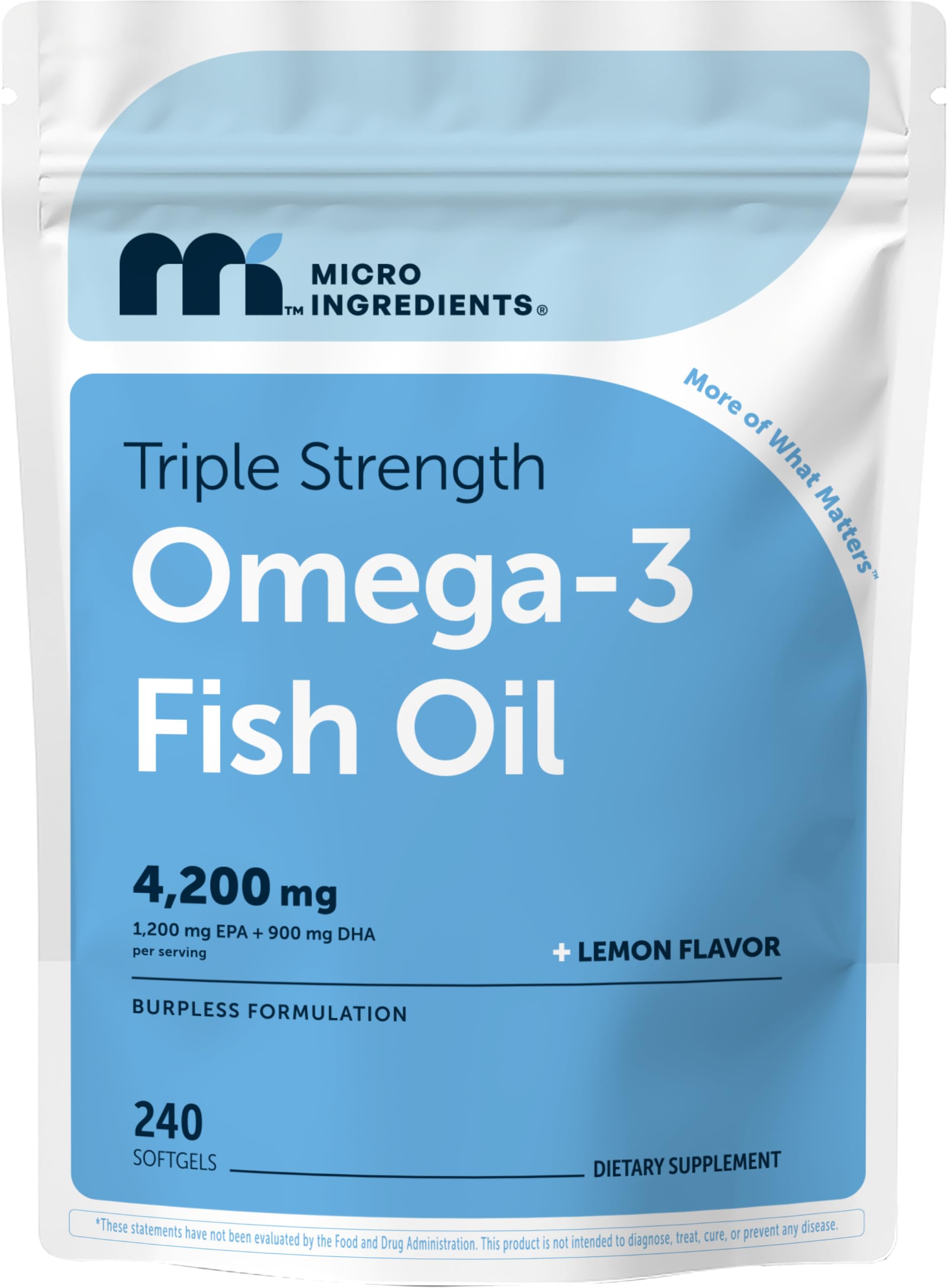 Micro Ingredients envase frontal mostrando la marca y la concentración 4.200 mg