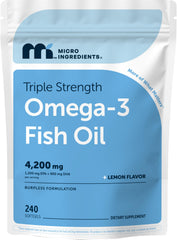 Micro Ingredients envase frontal mostrando la marca y la concentración 4.200 mg