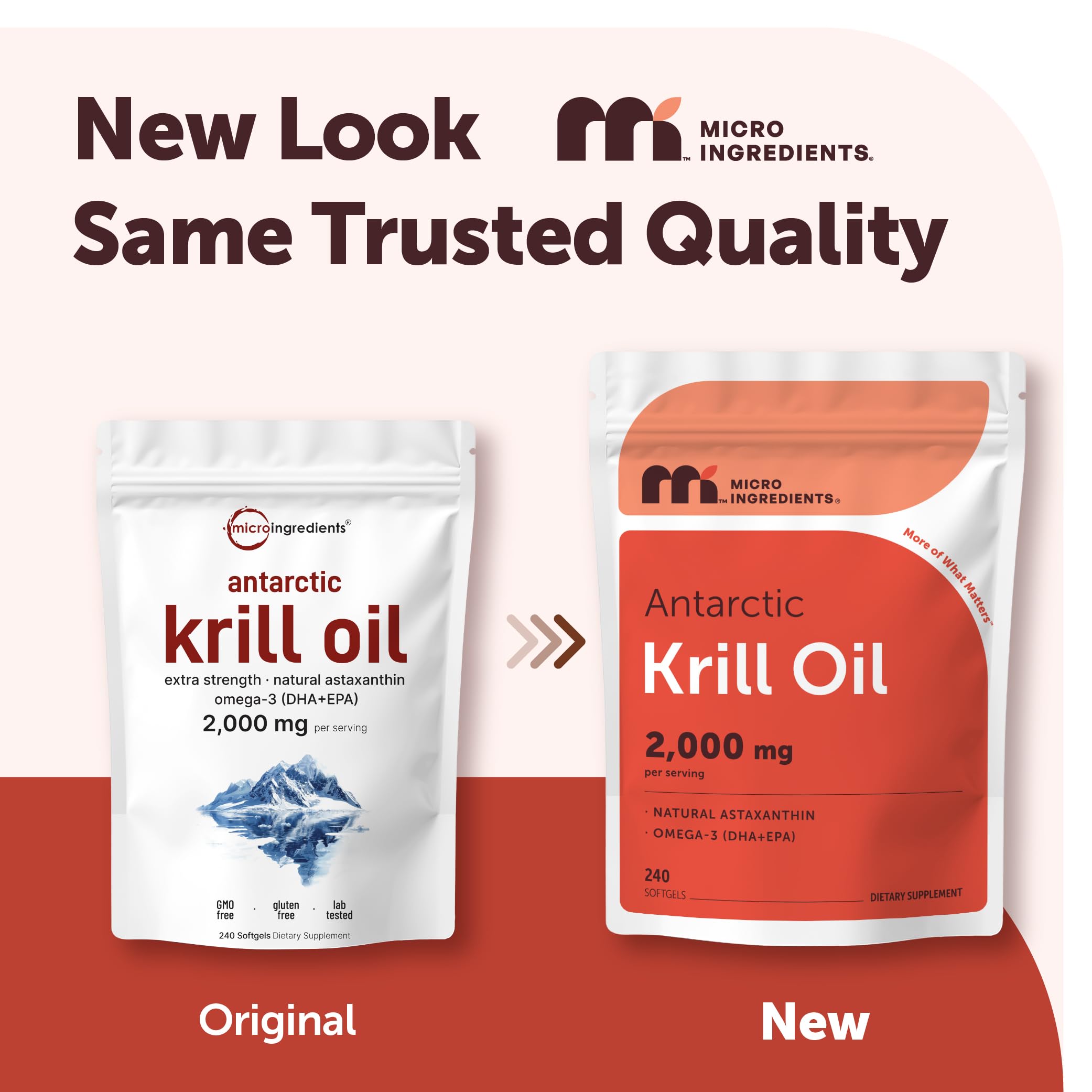 Micro Ingredients detalle de softgels mostrando superficie lisa y fácil de tragar