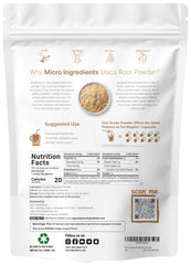 Micro Ingredients textura fina del polvo de maca, mezcla fácil y rápida