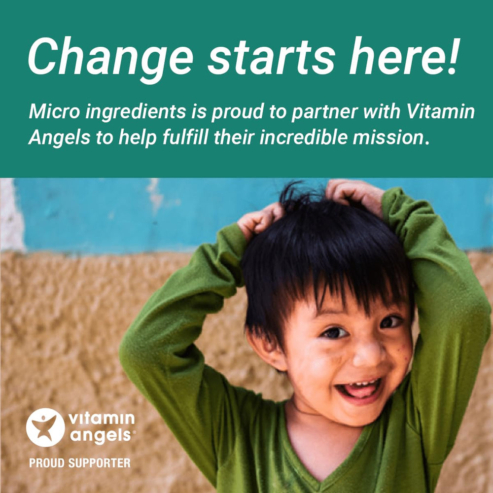 Micro Ingredients cuchara con porción para comparar tamaño y dosificación precisa