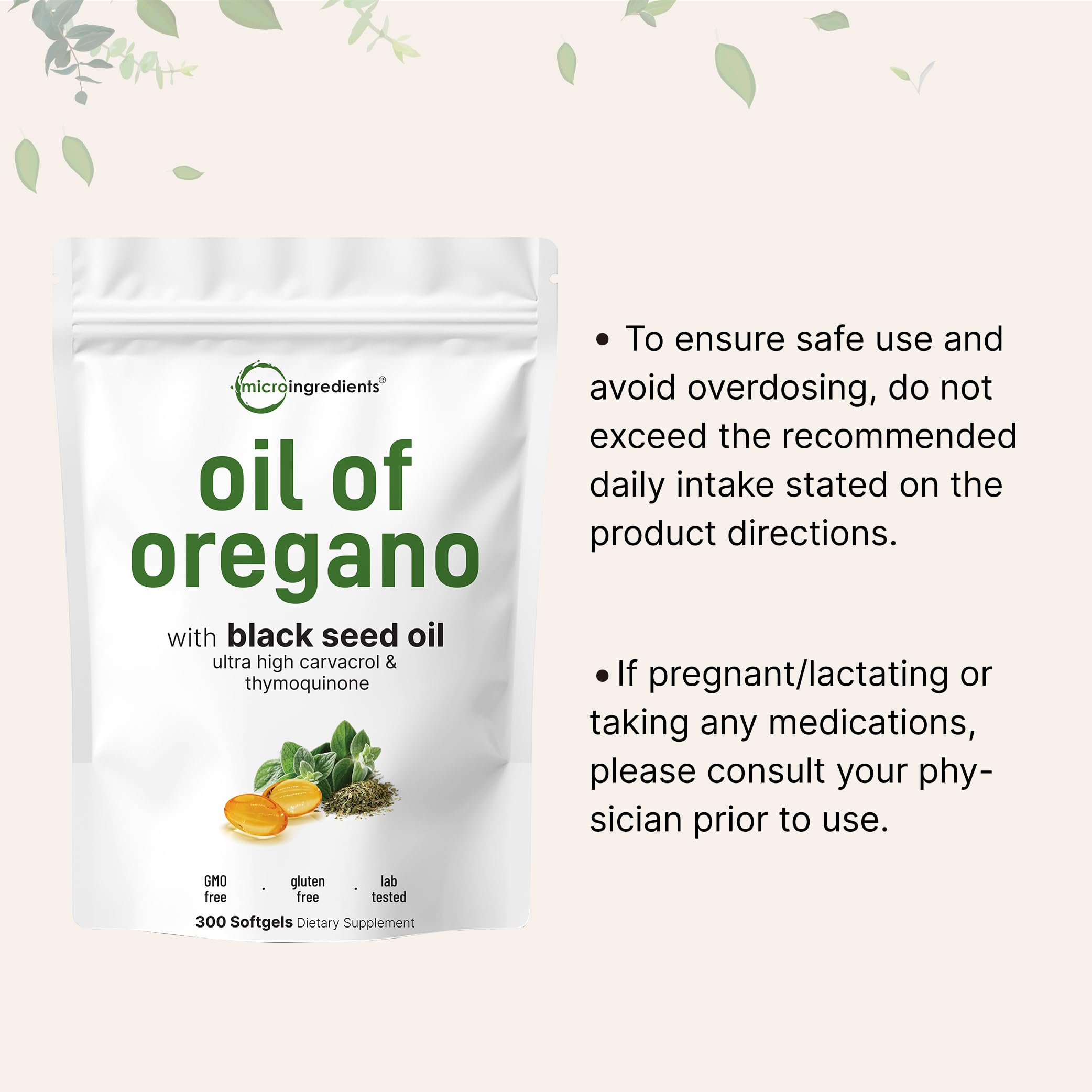 Micro Ingredients primer plano del aceite de orégano resaltando pureza y apariencia oleosa
