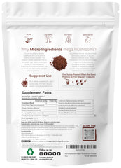 Micro Ingredients textura del polvo en primer plano para mezcla rápida y absorción