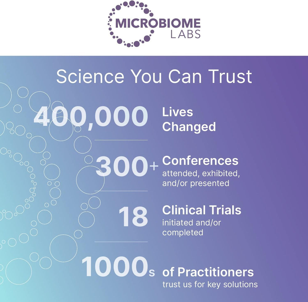 Microbiome Labs HU58 estilo de vida saludable mostrando uso cotidiano