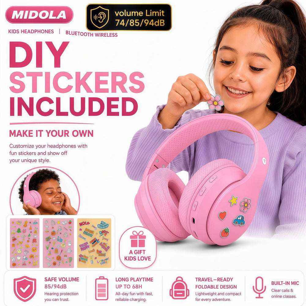 MIDOLA guía para padres y pegatinas para personalizar y configurar seguridad