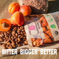 Mighty Apricot semillas en un cuenco listas para mezclar en recetas