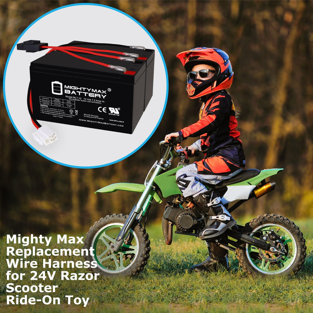 Mighty Max Battery scooter infantil en uso, rendimiento fiable y seguro