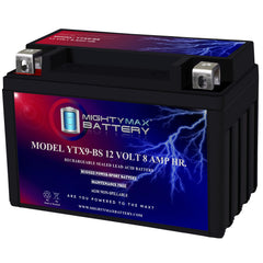 Mighty Max Battery vista frontal mostrando diseño compacto y terminales