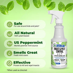 Mighty Mint detalle de la etiqueta que resalta aceite de menta concentrado