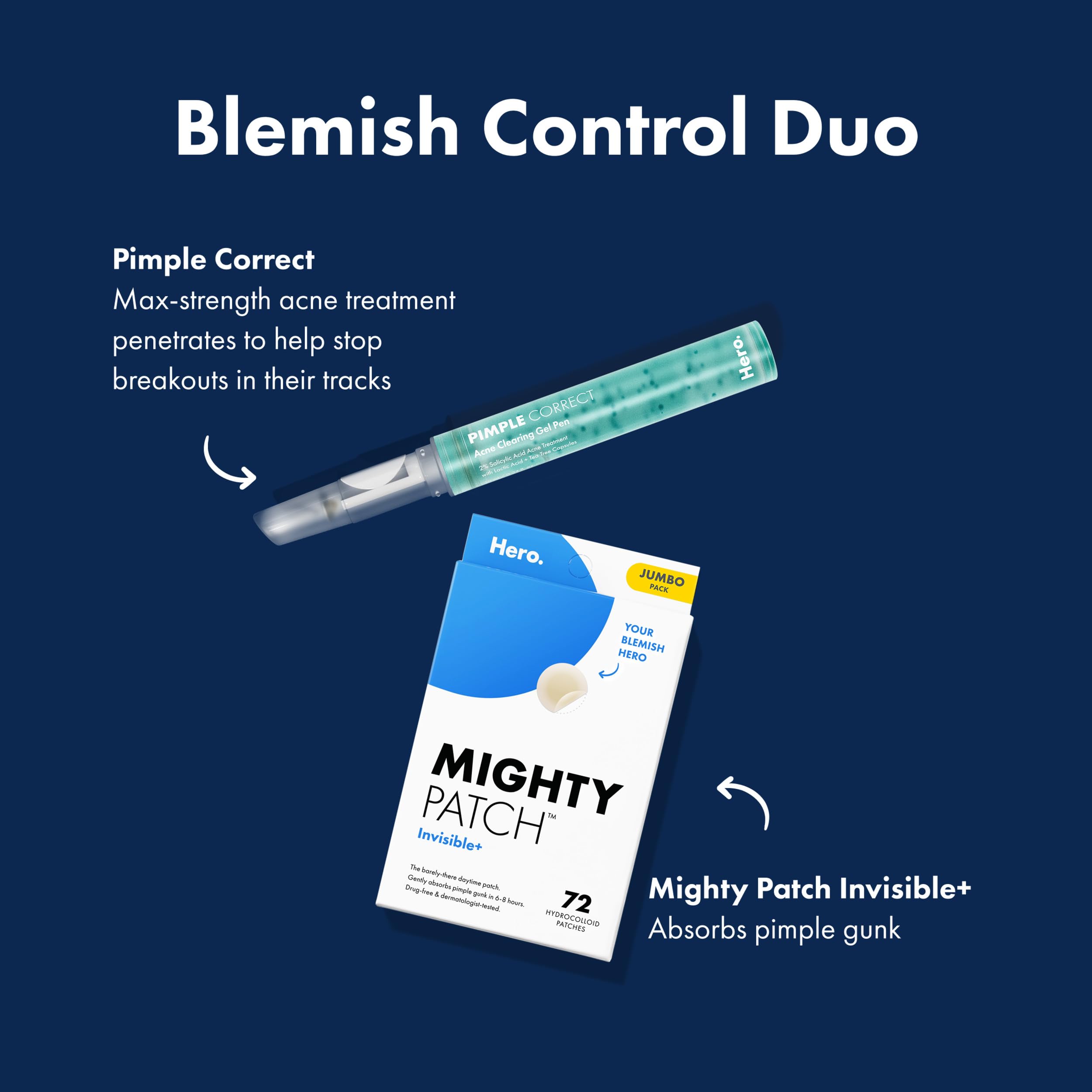 Mighty Patch etiqueta con ingredientes mostrando «100% hidrocoloide» y seguridad