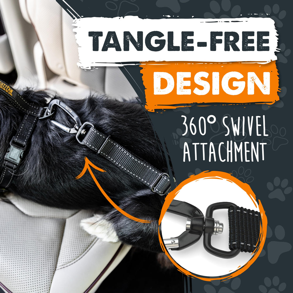 Mighty Paw clip giratorio que evita enredos, comodidad durante viajes