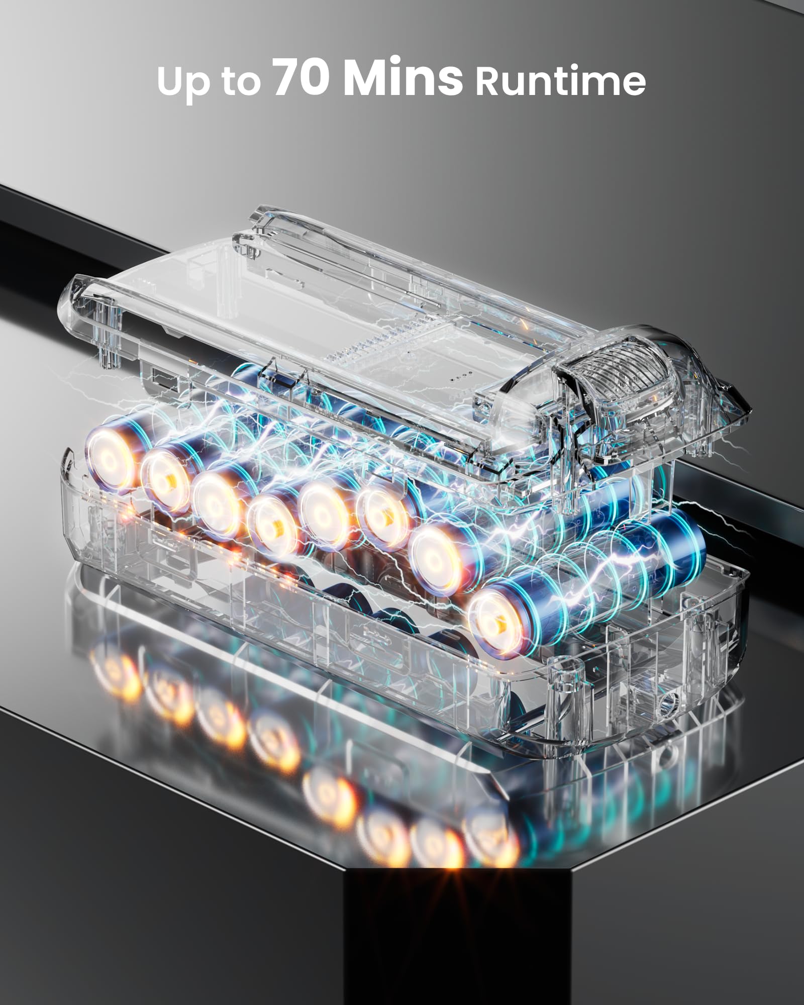 Migusky panel LED táctil mostrando modos y alertas para control rápido
