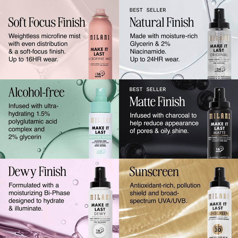 Milani primer plano de ingredientes clave con antioxidantes protectores