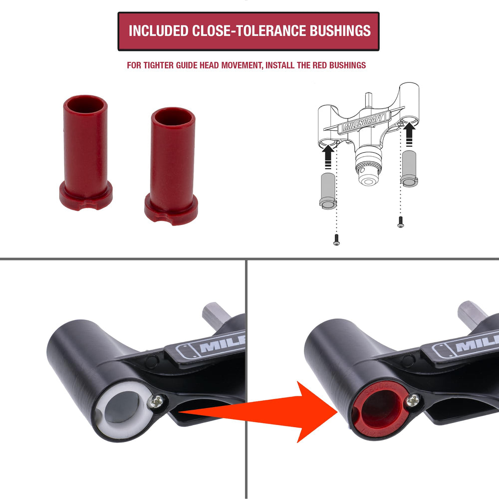 Milescraft DrillMate tope de profundidad ajustable para agujeros repetibles