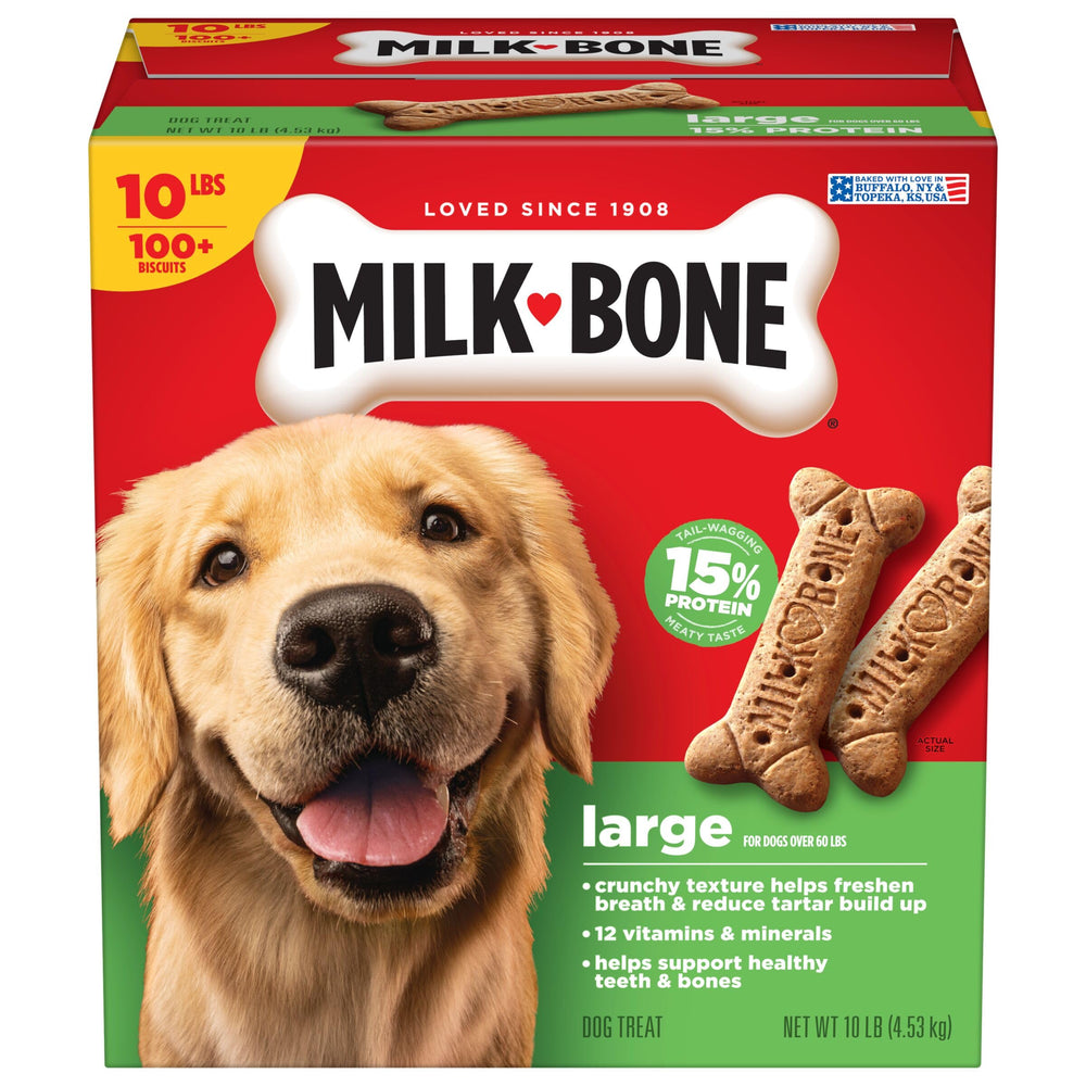Milk-Bone imagen de fábrica en Buffalo que indica origen