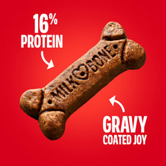 Milk-Bone textura crujiente enfocada que ayuda a reducir sarro