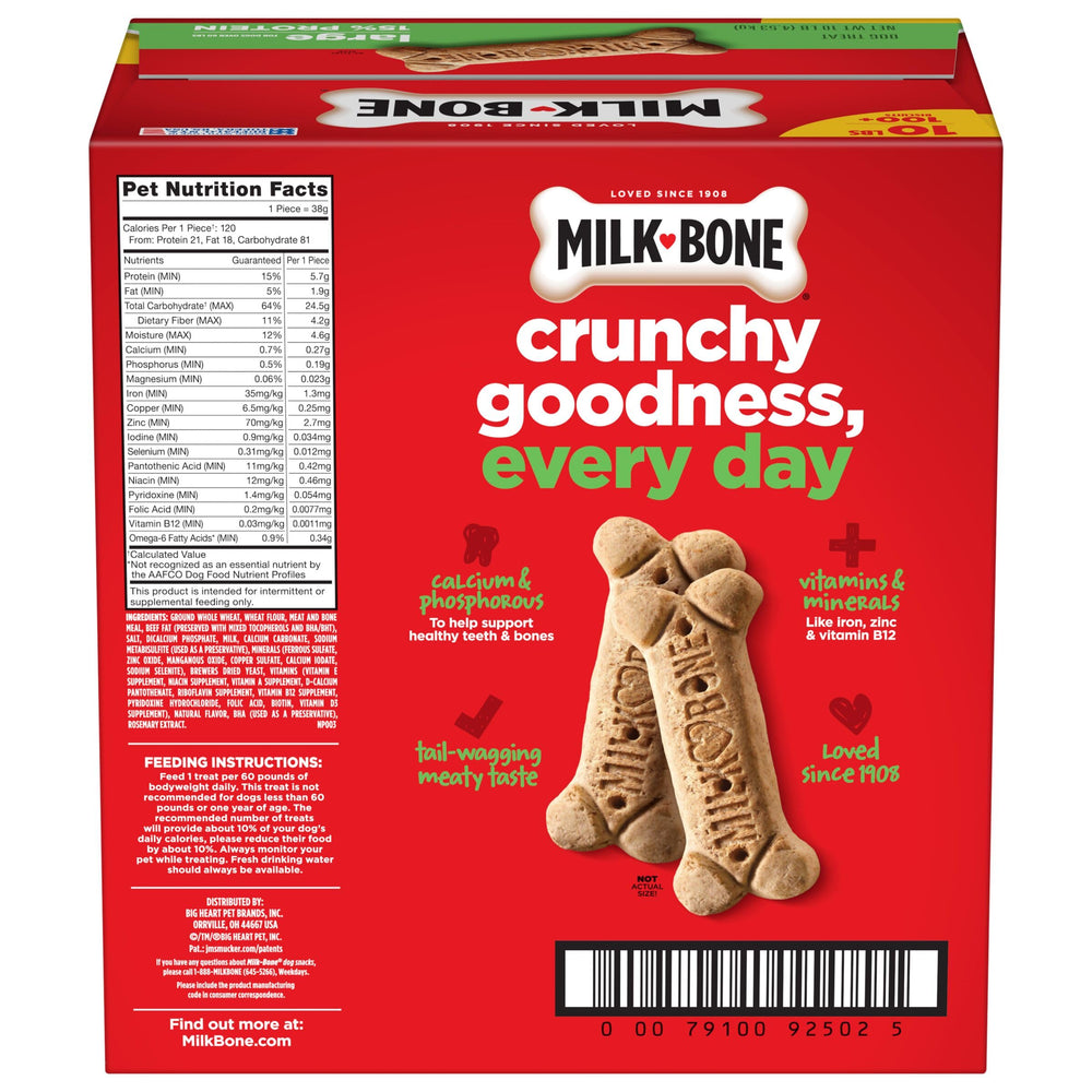 Milk-Bone galletas servidas en plato listas para ofrecer