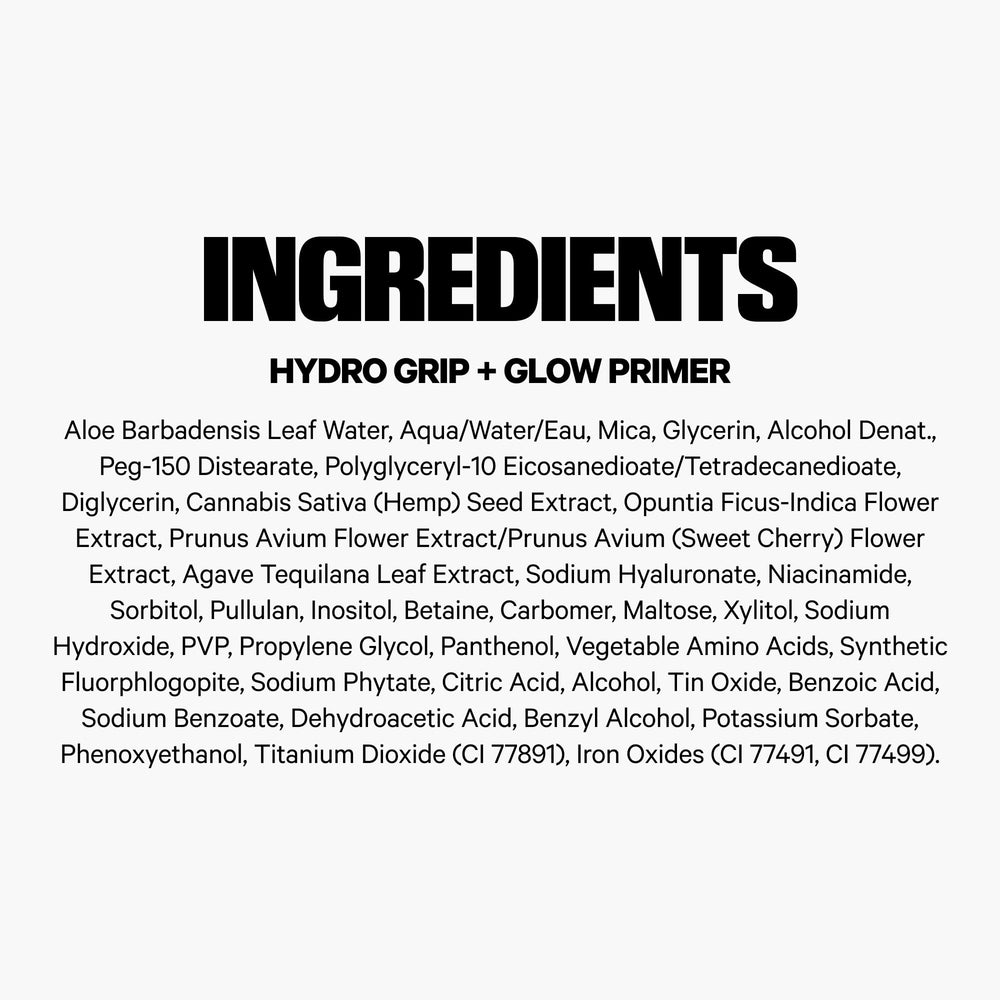 Milk Makeup piel con acabado luminoso tras usar Hydro Grip + Glow