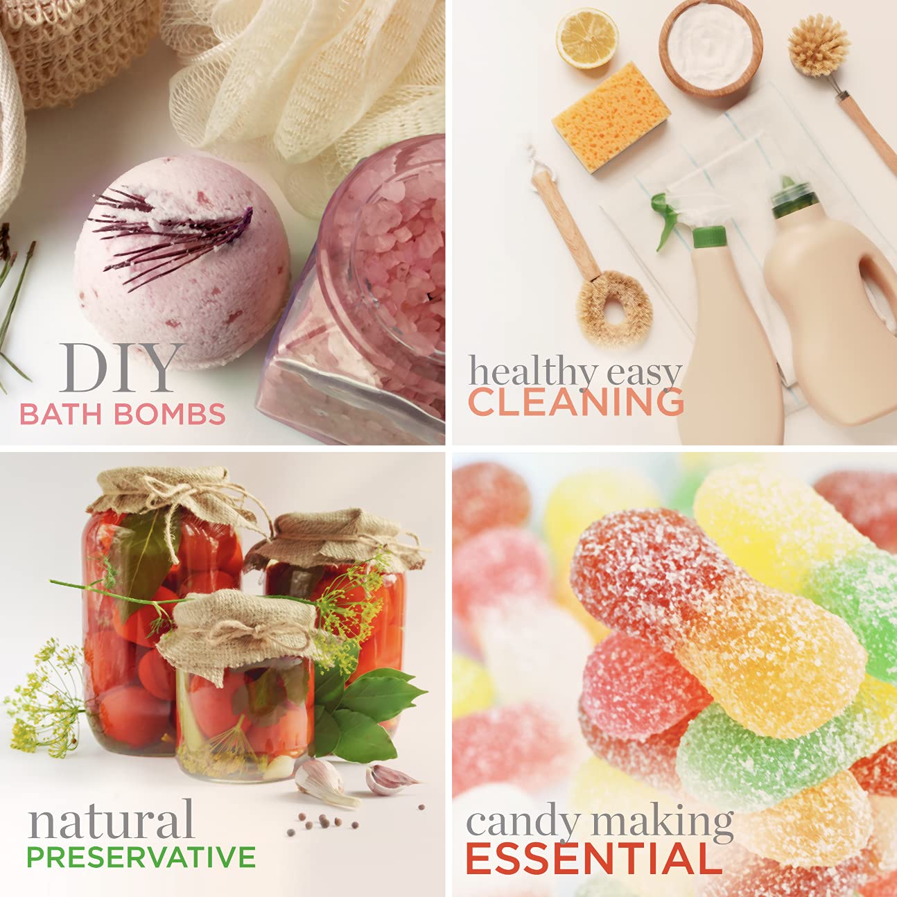 Milliard ingredientes para bombas de baño DIY con efervescencia controlada