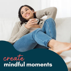 Mindful Nutrition taza con chocolate caliente, reconfortante y baja en calorías
