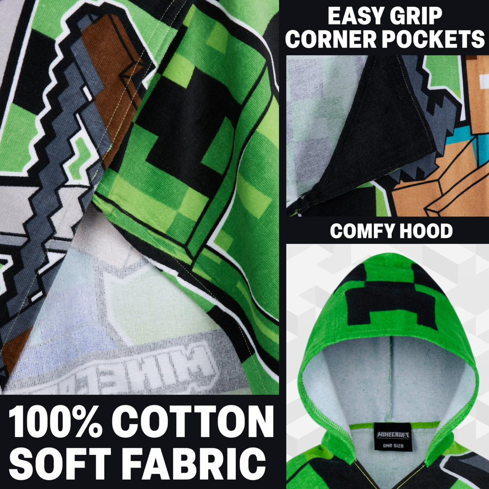 Minecraft comparación de talla del poncho para elegir mejor
