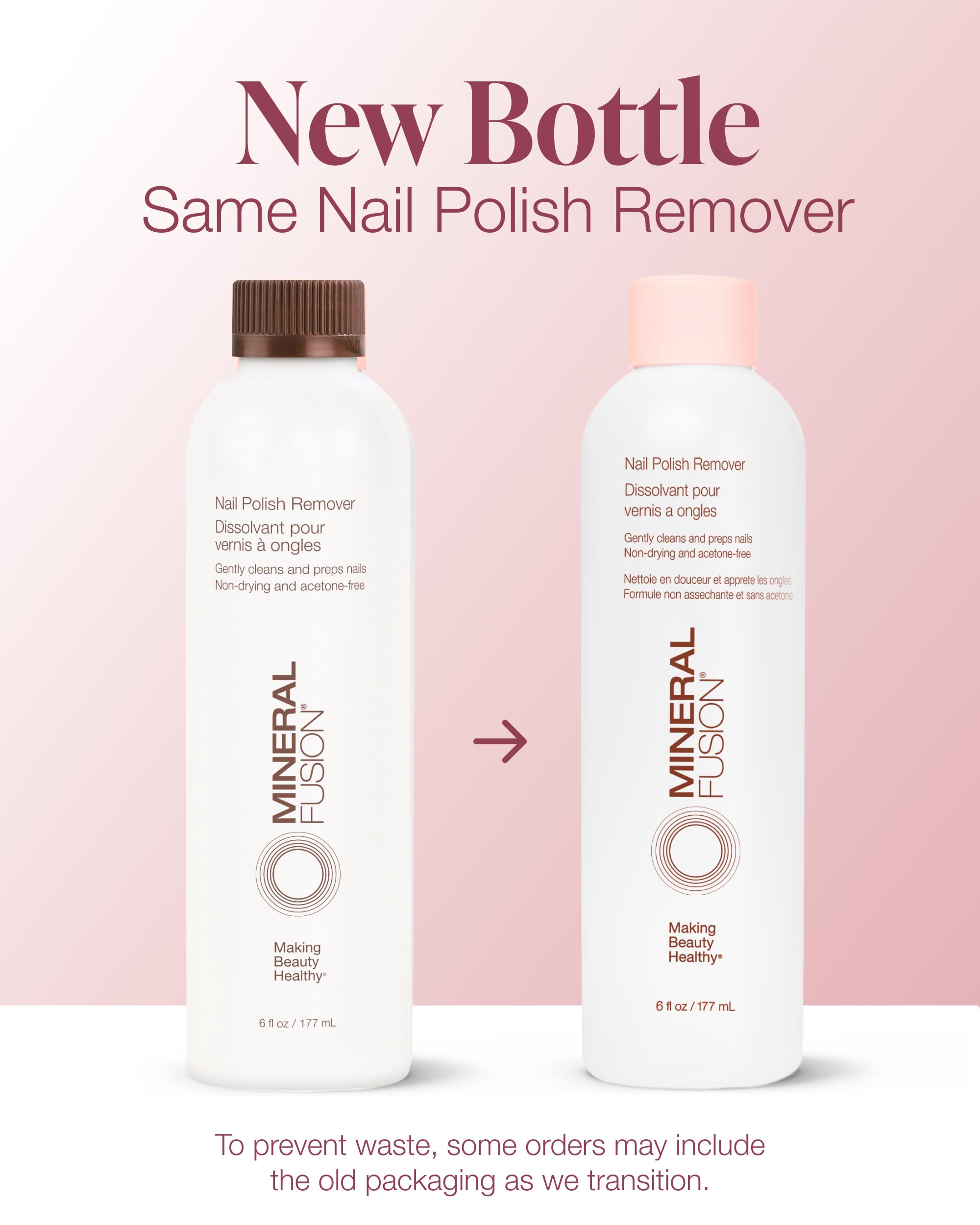 Mineral Fusion label close-up highlighting ingredient-free benefits