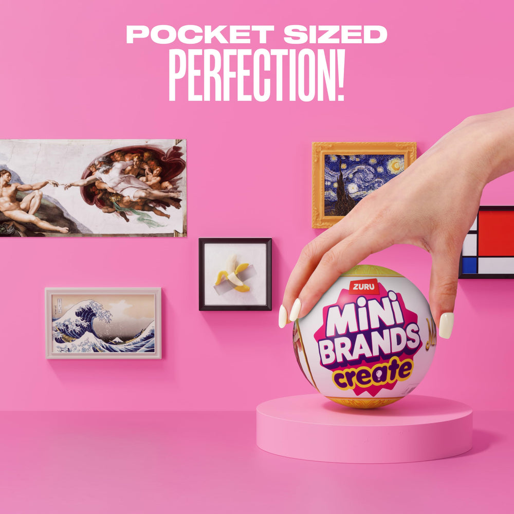 Mini Brands etiqueta plástico reciclado certificada, respaldo ecológico claro