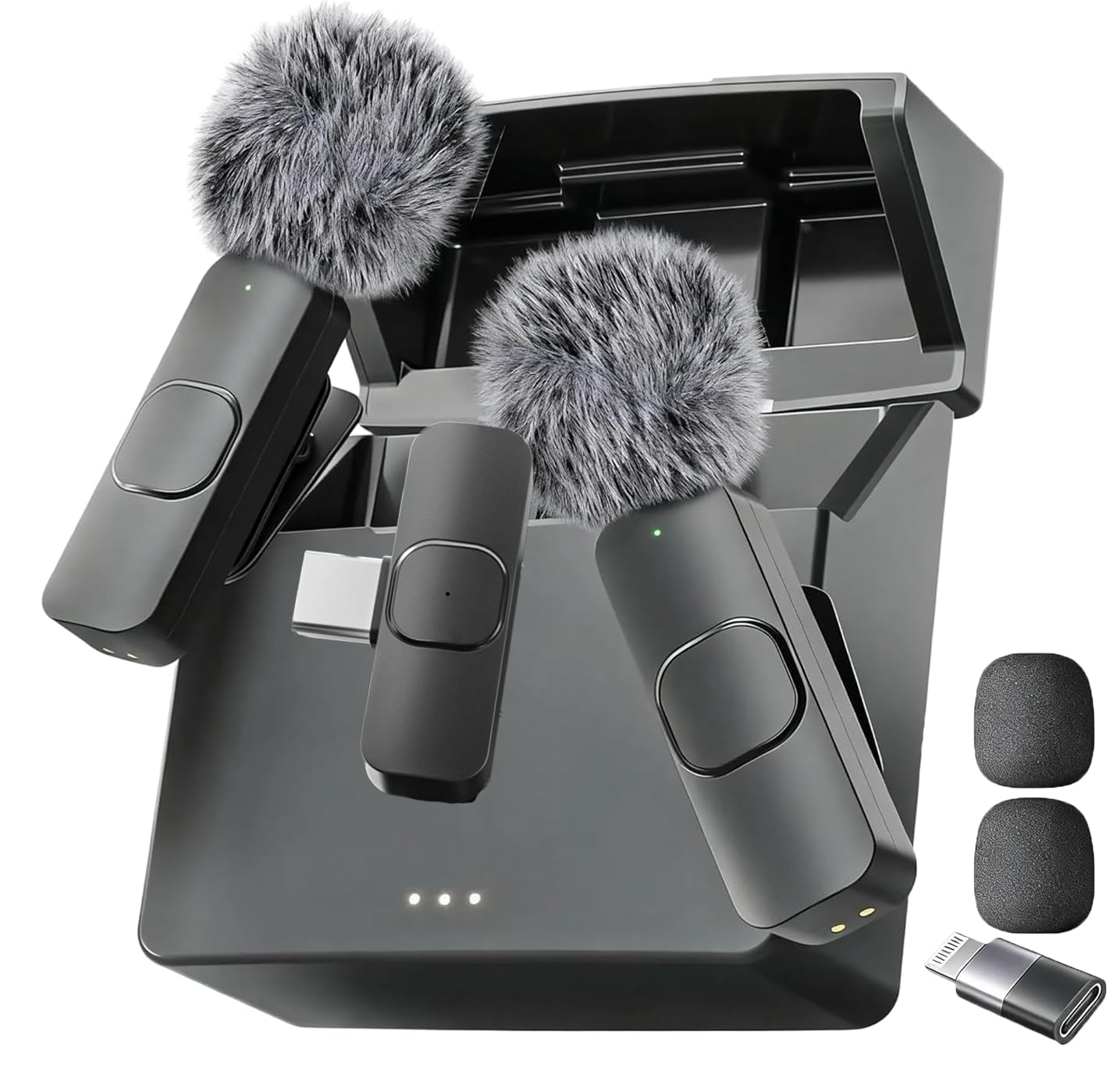 Mini Mic Pro frontal mostrando el diseño compacto y fácil de sujetar