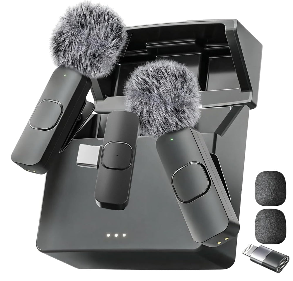 Mini Mic Pro frontal mostrando el diseño compacto y fácil de sujetar