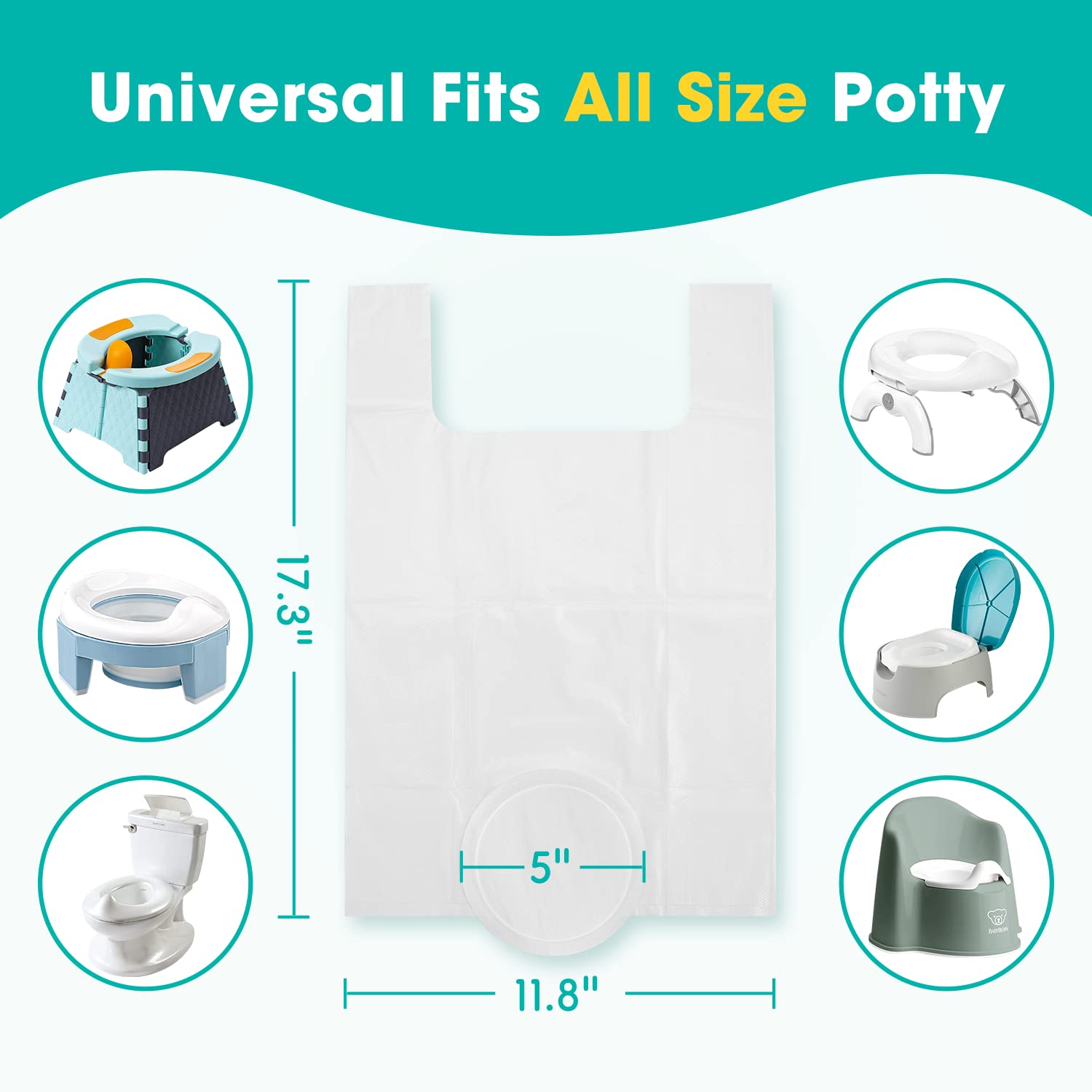 Minne Baby textura del material PE resistente, prevención de fugas