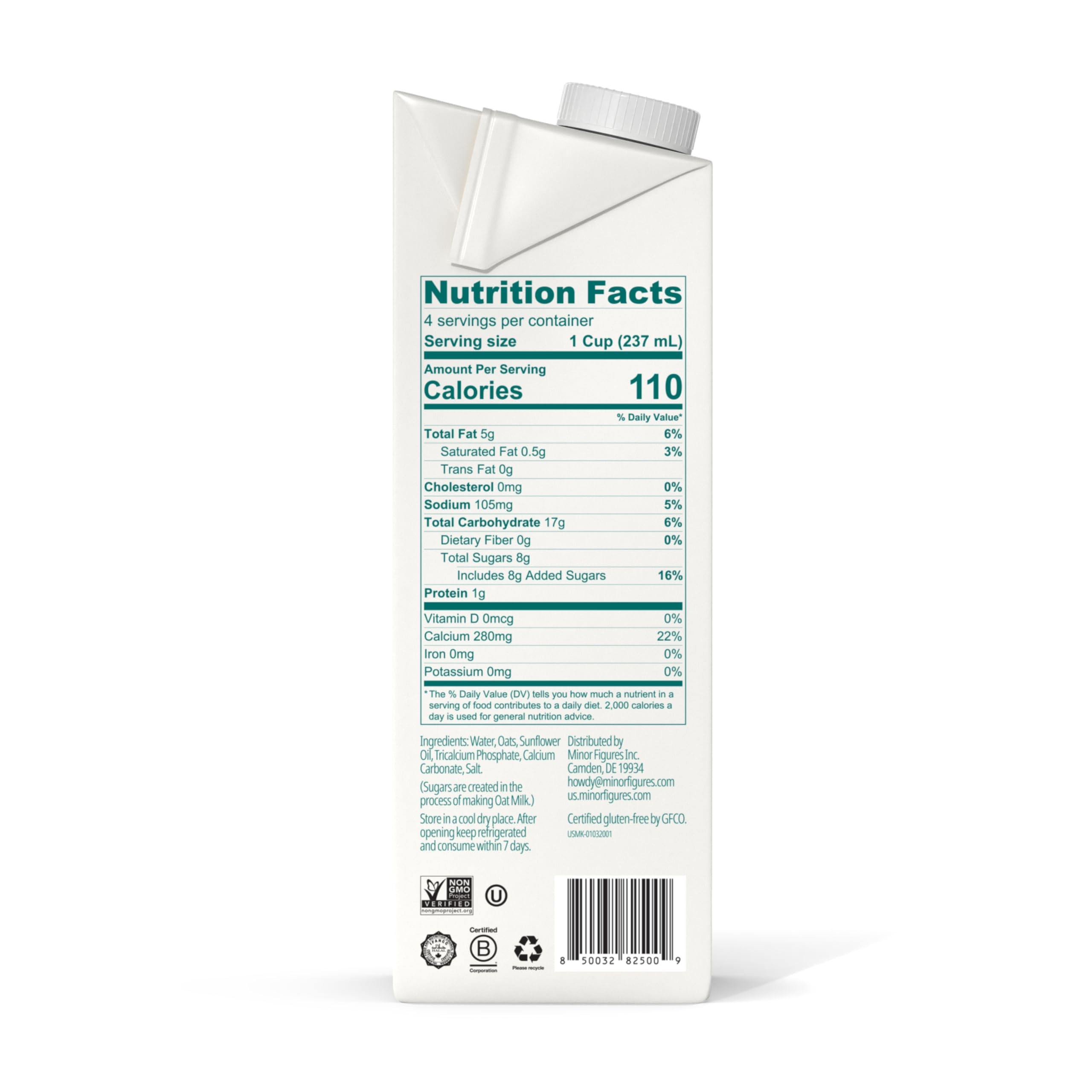 Minor Figures comparación de tamaño 32oz para valorar cantidad y duración del producto