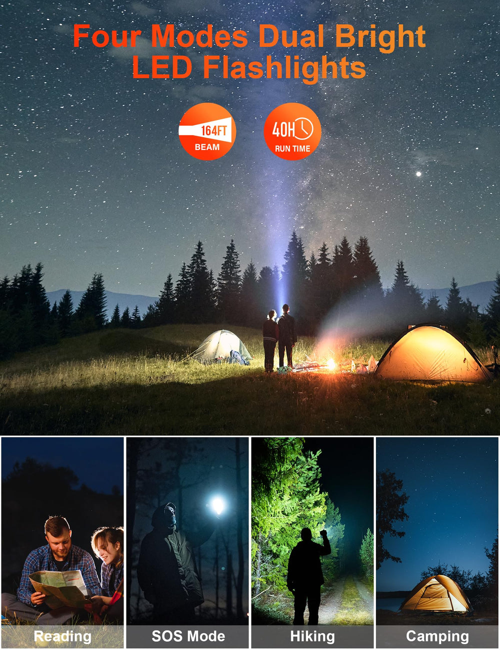 MINRISE power bank en un campamento cargando un móvil, práctico para actividades al aire libre