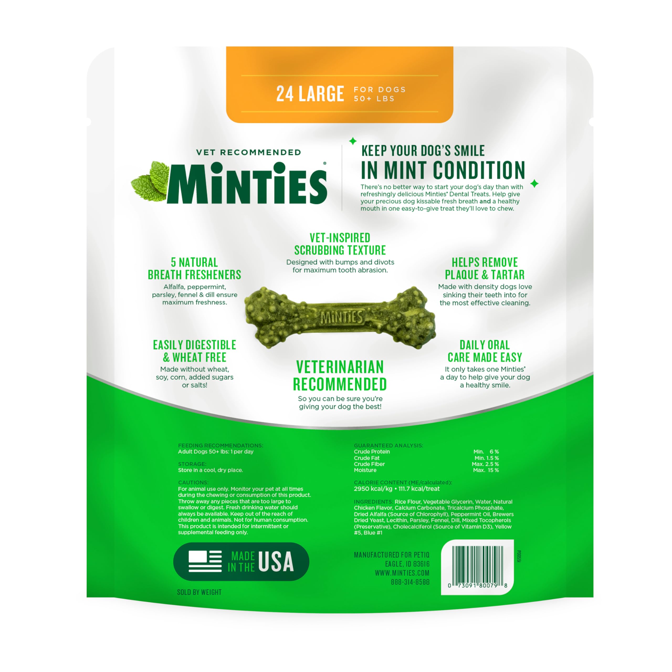 Minties como premio tras cepillado para reforzar higiene