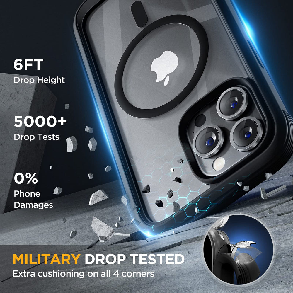 Miracase parte trasera transparente que muestra el color original del iPhone