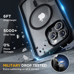 Miracase parte trasera transparente que muestra el color original del iPhone