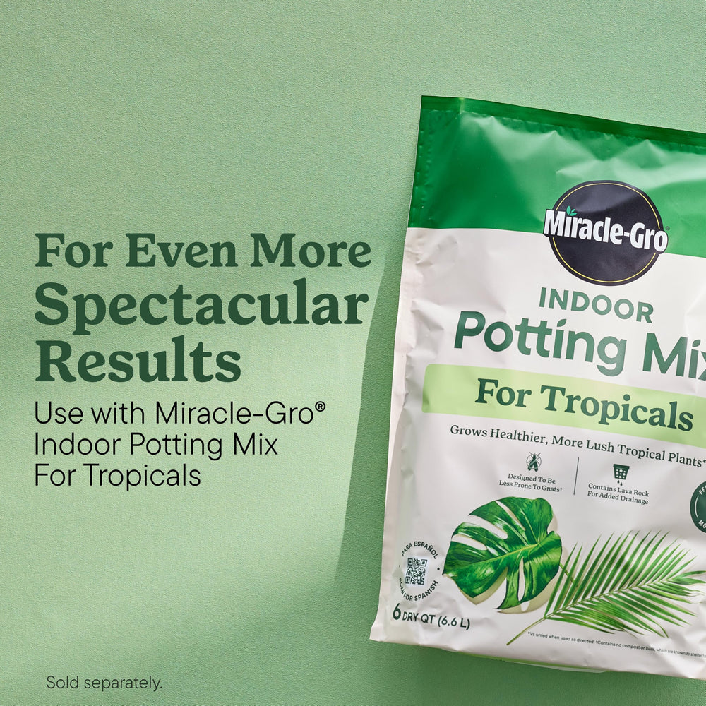 Miracle-Gro con sustrato para tropicales mejora crecimiento